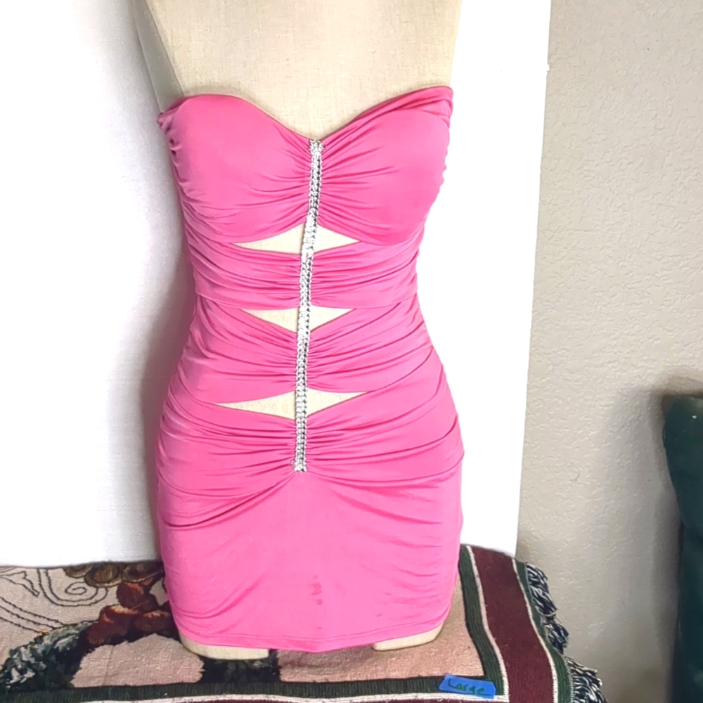 Bodycon Mini Pink Dress